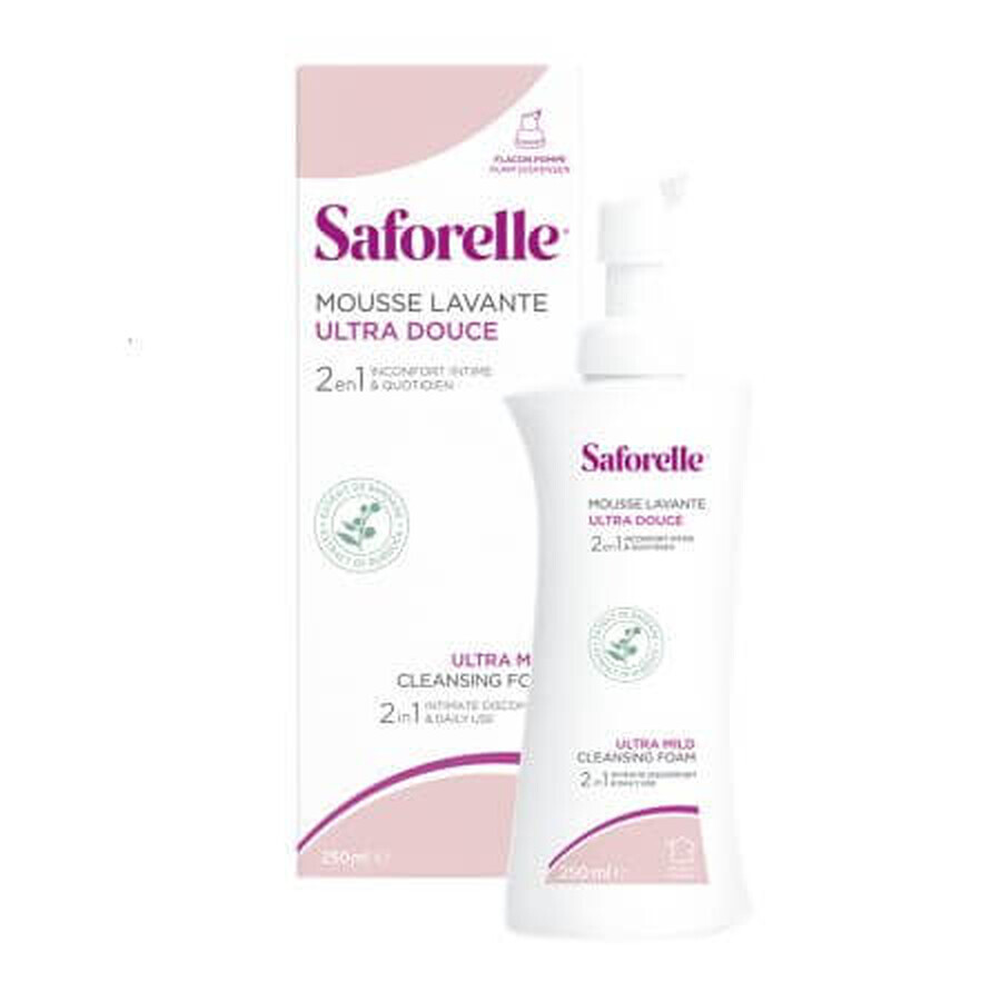 Saforelle ultra-gentle intimate cleansing foam, 250 ml, Iprad Laboratories
