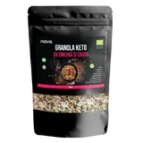 Granola Keto bio con frambuesa y coco, 200 g, Niavis
