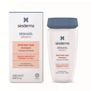 Shampoo against hair loss Seskavel Growth, 250 ml, Sesderma
