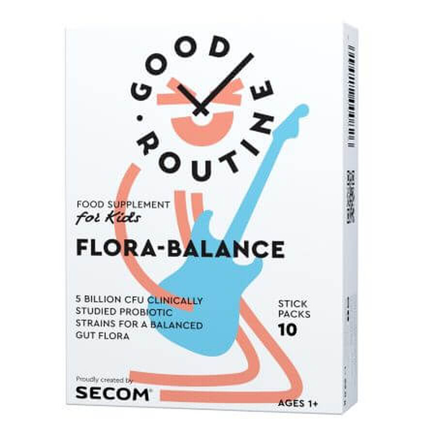 Flora-Balance, 10 sachets x 2.5 g, Secom