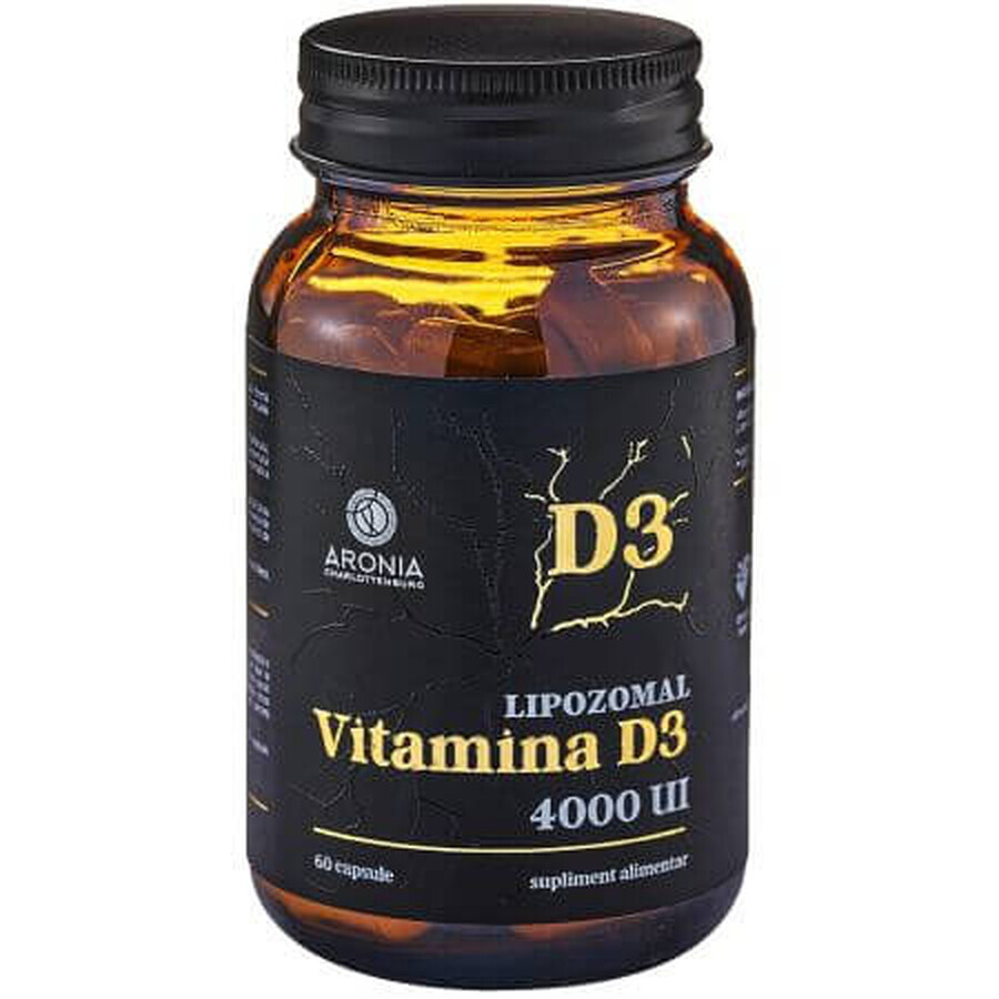 Vitamina D3 liposomiale, 60 capsule, Aronia Charlottenburg
