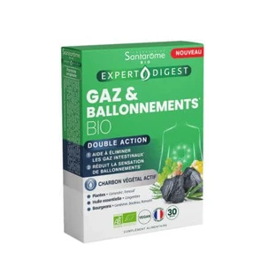 Gases e hinchazón, 30 cápsulas, Santarome