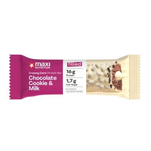 Barrita de proteínas Chocolate Cookie & Milk, 45 g, Maxi Nutrition