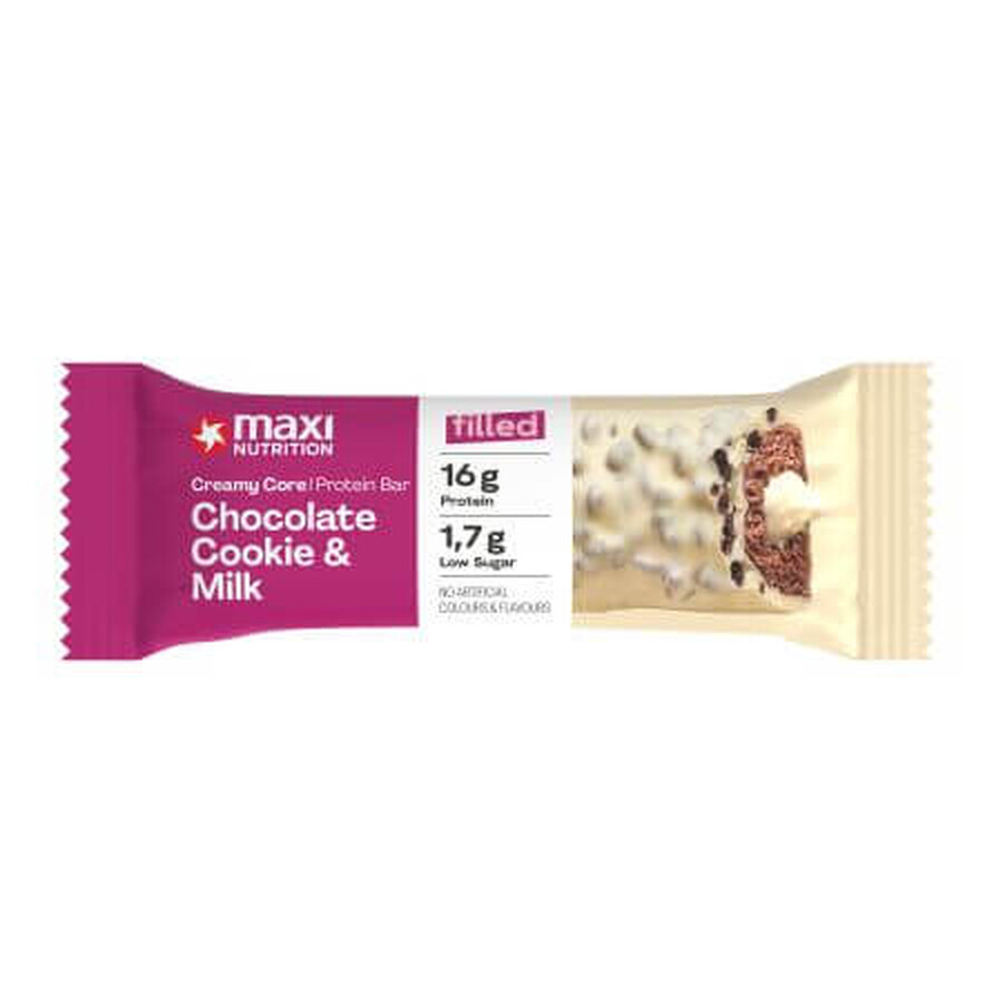 Chocolate Cookie & Milk protein bar, 45 g, Maxi Nutrition