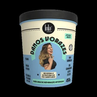 Mascarilla capilar reparadora Danos Vorazes, 450 g, Lola Cosmetics