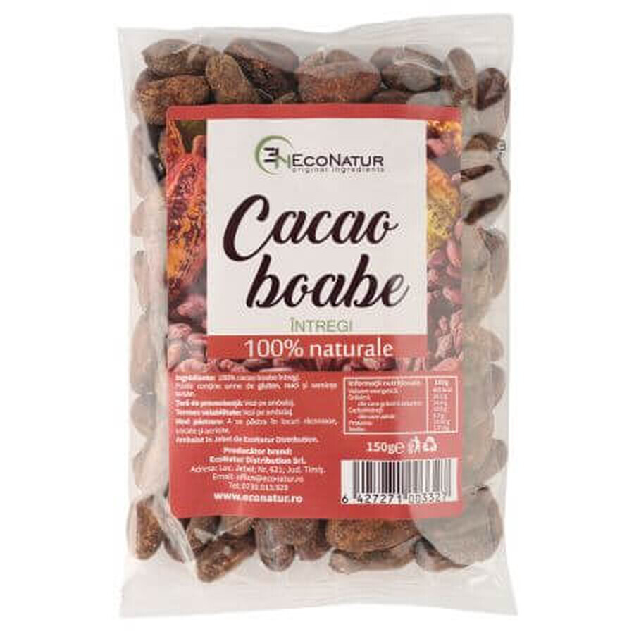 Fèves de cacao entières, 150 g, Econatur