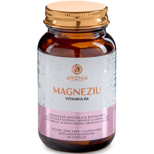 Magnesium 375mg mit Vitamin B6, 60 Kapseln, Aronia Charlottenburg