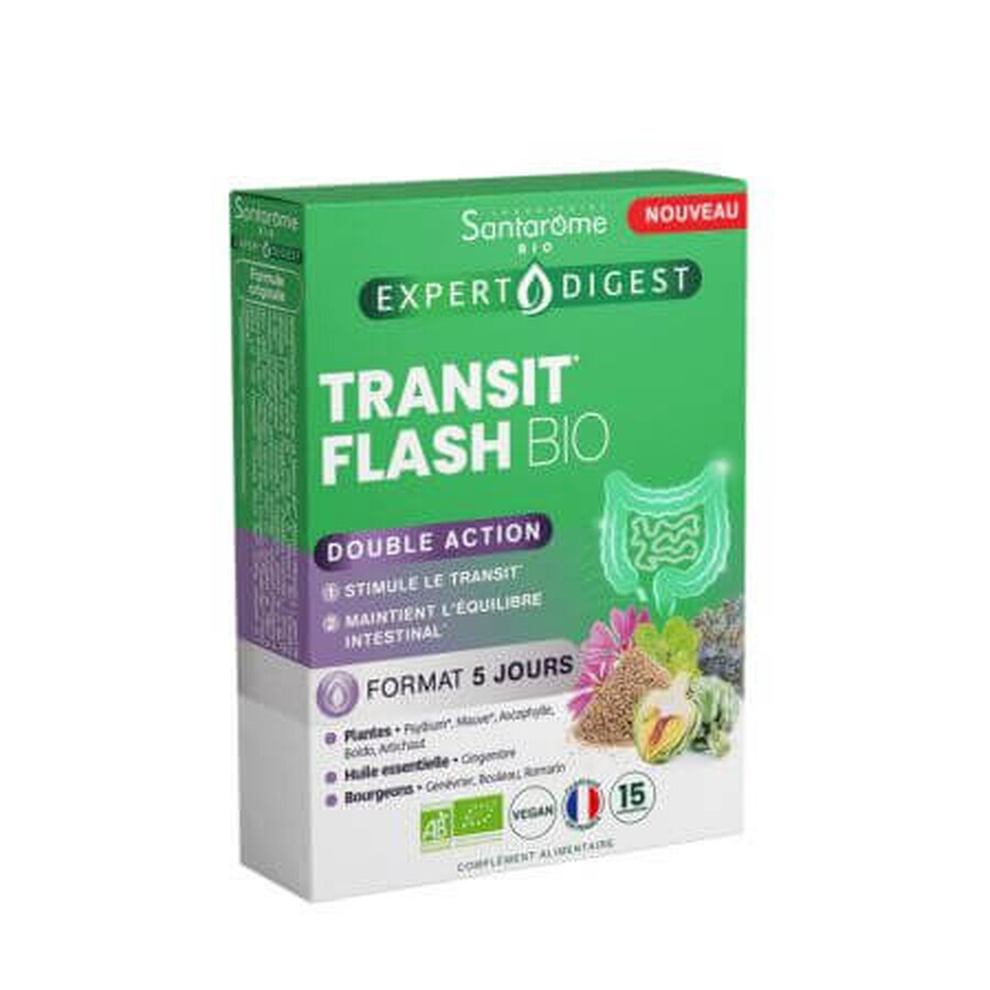 Tranzit Flash Bio, 15 tablets, Santarome