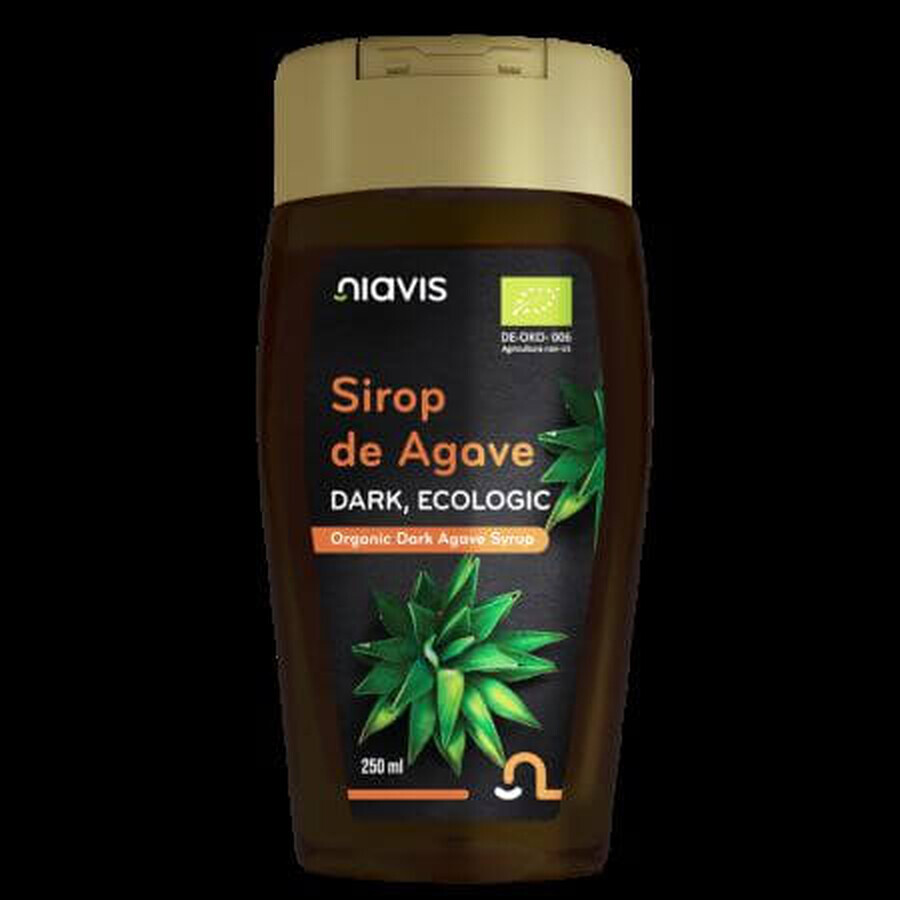 Sirope de Agave Oscuro Ecológico, 250 ml, Niavis