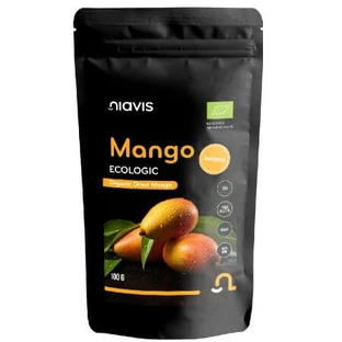 Mango deshidratado ecológico, 100 g, Niavis