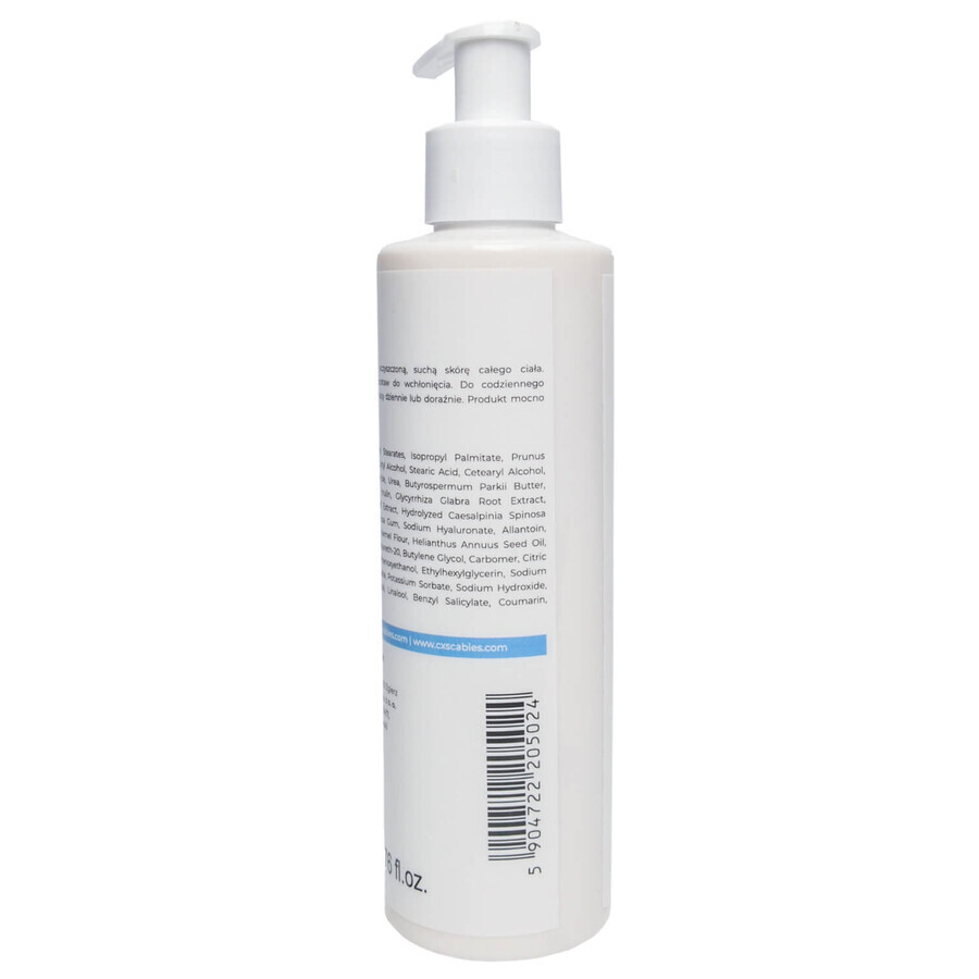 CxScabies bodylotion voor de gevoelige en atopiegevoelige huid, 200 ml