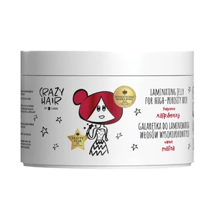 Hiskin Crazy Hair, high purity hair rolling jelly, raspberry, 300 ml