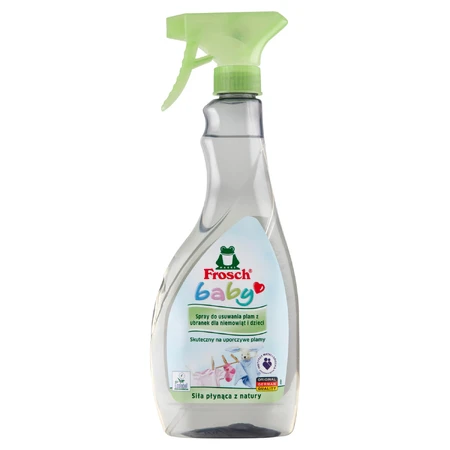 Frosch Baby set, spray pour enlever les taches sur les vêtements des bébés et des enfants, 2 x 500 ml