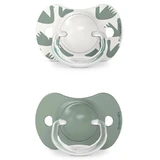 Suavinex A walk in the park SX Pro, fysiologische fopspeen, silicone, olijf, 6-18 maanden, 2 stuks