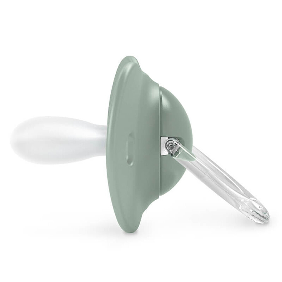 Suavinex A walk in the park SX Pro, physiologic dummy, silicone, olive, 6-18 months, 2 pieces