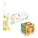 Set Vitammy Smile, cepillo de dientes sónico para niños, león + Dodo Memo, juego, animales, 24 cartas