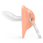 Suavinex Dreams, anatomical dummy, silicone, peach, from 18 months, 2 pieces Suavinex Dreams, anatomical dummy, silicone, peach, from 18 months, 2 pieces