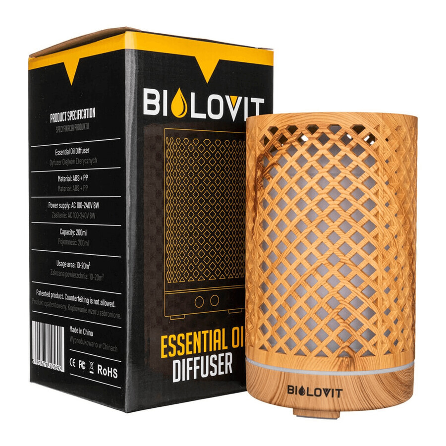 Diffuseur ultrasonique d'huiles essentielles Bilavit