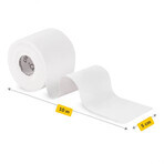 4Fizjo, bande de kinésiotaping, blanche, 5 cm x 10 m 4Fizjo, bande de kinésiotaping, blanche, 5 cm x 10 m