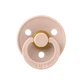 Slabbetjes Kleur, fopspeen, rubber, rond, maat 1, Blush, vanaf de geboorte, 1 st