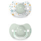 Suavinex Dreams SX Pro, physiologic dummy, silicone, green, 6-18 months, 2 pieces