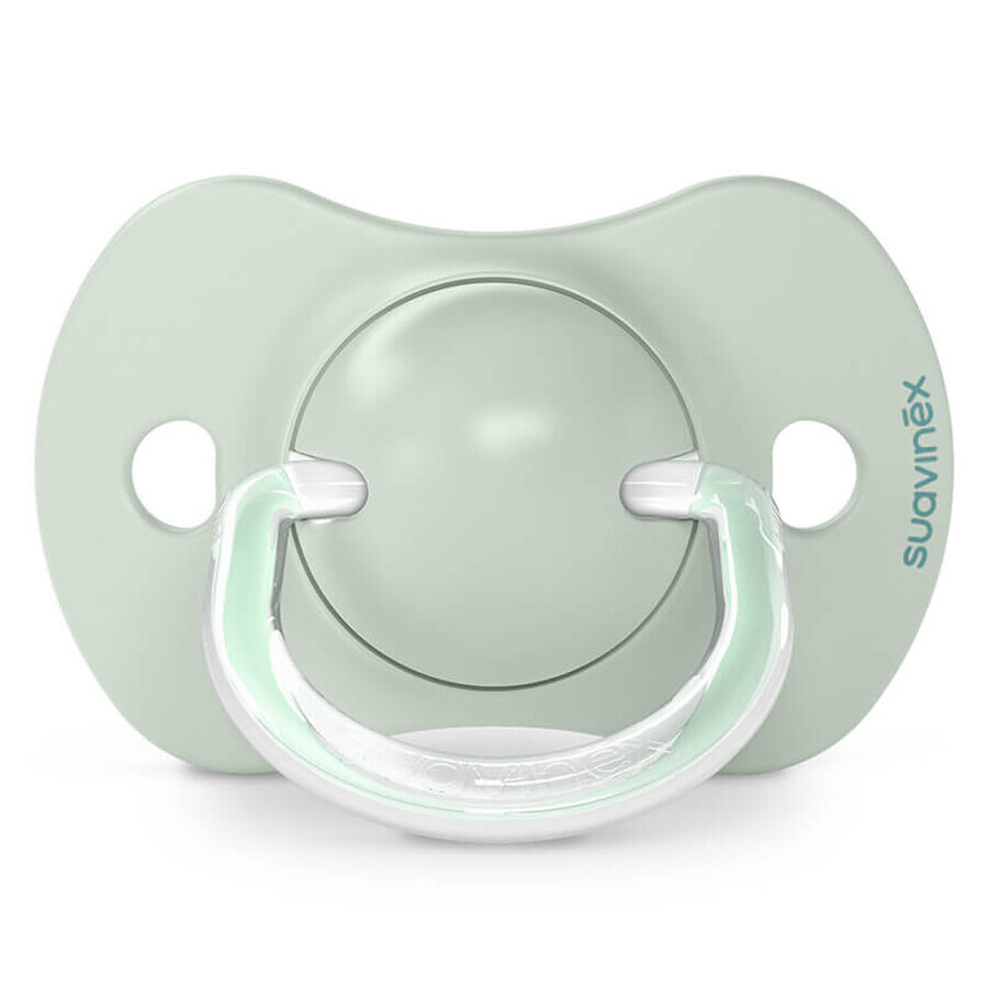 Suavinex Dreams SX Pro, physiologic dummy, silicone, green, 6-18 months, 2 pieces