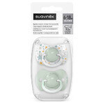 Suavinex Dreams SX Pro, physiologic dummy, silicone, green, 6-18 months, 2 pieces Suavinex Dreams SX Pro, physiologic dummy, silicone, green, 6-18 months, 2 pieces