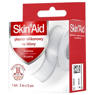 Skin Aid, Silikon-Narbenpflaster, 2 m x 2 cm, 1 Stück