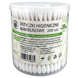 Kit de premiers secours ABC, bâtonnets ouatés en bambou, 200 pièces