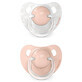 Suavinex Dreams, anatomical dummy, silicone, peach, 0-6 months, 2 pieces