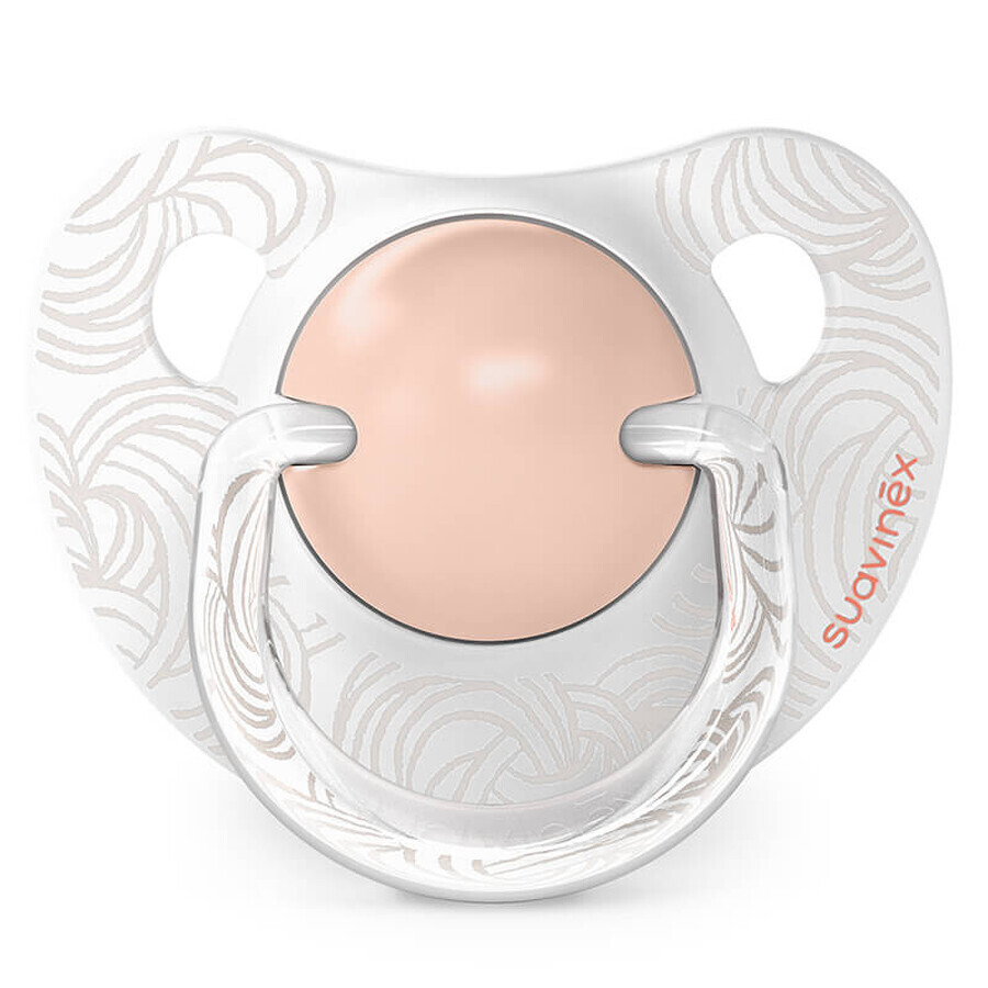 Suavinex Dreams, anatomical dummy, silicone, peach, 0-6 months, 2 pieces
