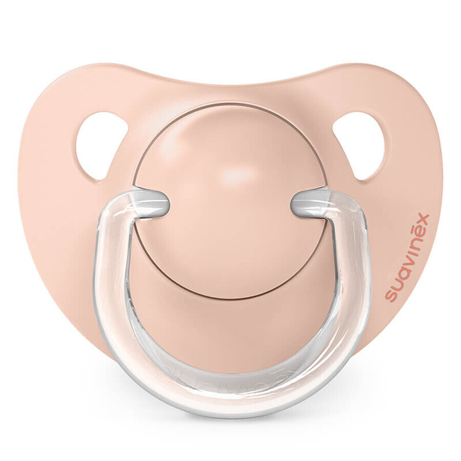 Suavinex Dreams, anatomical dummy, silicone, peach, 0-6 months, 2 pieces