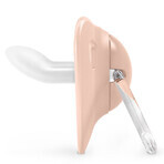 Suavinex Dreams, tétine anatomique, silicone, pêche, 0-6 mois, 2 pièces Suavinex Dreams, tétine anatomique, silicone, pêche, 0-6 mois, 2 pièces