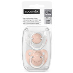 Suavinex Dreams, anatomical dummy, silicone, peach, 0-6 months, 2 pieces