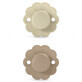 Suavinex Wonder SX Pro, dummy, silicone, caramel, cream, 0-6 months, 2 pieces