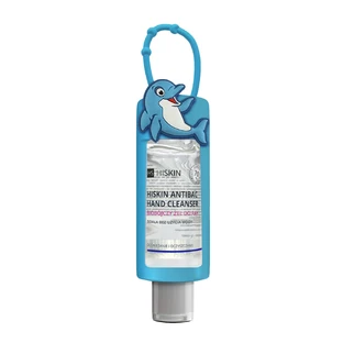 Hiskin, gel antibactérien pour les mains, baies, dauphin, 75 ml
