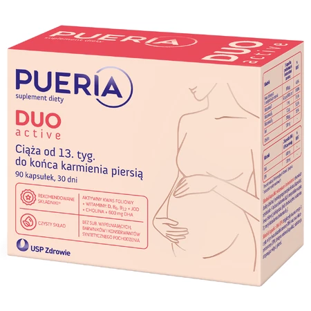 Pueria Duo Actief, 90 capsules