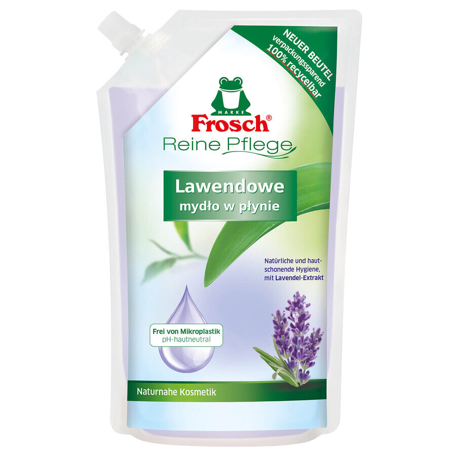 Frosch set, liquid soap, sea minerals, 300 ml + liquid soap, lavender, stock, 500 ml