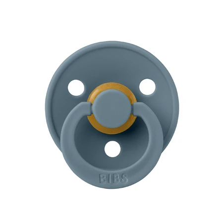 Bavoirs Colour, sucette, caoutchouc, rond, taille 1, Petrol, dès la naissance, 1 pc