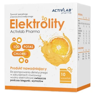 Activlab Pharma Elektrolity, orange flavor, 10 sachets