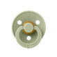 Bibs Colour, pacifier, rubber, round, size 1, Sage, from birth, 1 pc