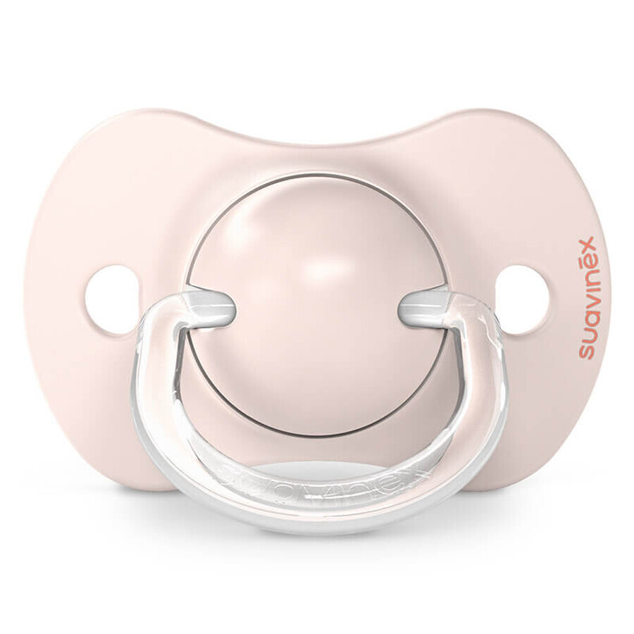 Suavinex Dreams SX Pro, physiologic dummy, silicone, pink, 0-6 months, 2 pieces
