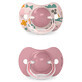Suavinex A walk in the park SX Pro, physiological dummy, silicone, pink, from 18 months, 2 pieces
