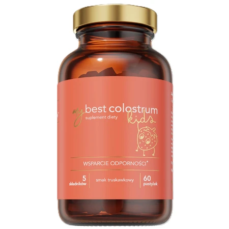 MyBestColostrum Kids, strawberry flavor, 60 pills