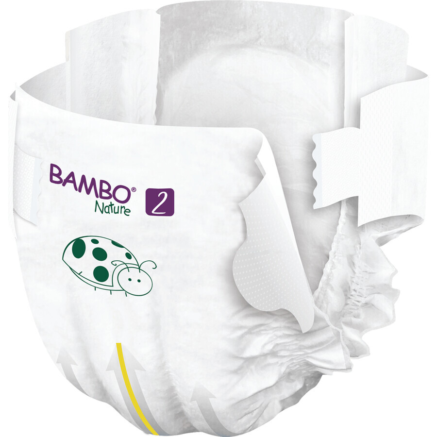 Bambo Nature, wegwerpluiers, maat 2, Mini, 3-6 kg, 30 stuks
