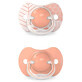 Suavinex Dreams SX Pro, physiologic dummy, silicone, peach, from 18 months, 2 pieces