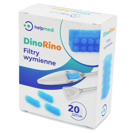 HelpMedi, Ersatzfilter für DinoRino Nasensauger, 20 Stück