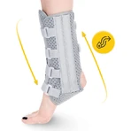 4Fizjo ankle orthosis with lateral reinforcement, gray, 1 pc