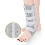 4Fizjo ankle orthosis with lateral reinforcement, gray, 1 pc