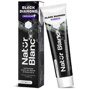 Sylveco Natur Blanc aufhellende Zahnpasta, Black Diamond, 100 g